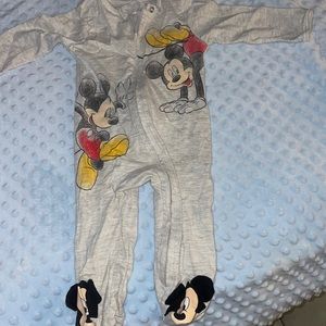 DISNEY Mickey Mouse Baby Pajamas 3-6 Months